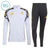 Real Madrid Trænings Sweatshirt 2026-27 Kvart-Zip Hvid TIL Børn